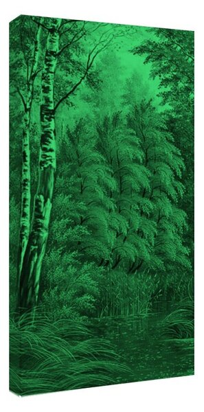 Tablou fosforescent Toamna in padure