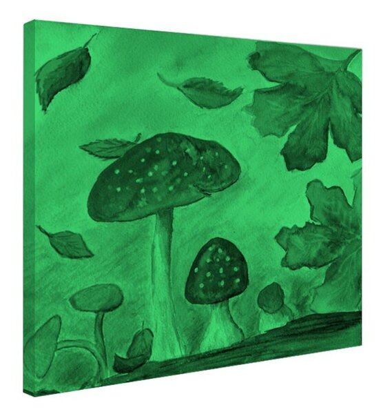 Tablou fosforescent Ciuperci de toamna
