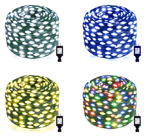 Instalatie de Craciun, 10 - 200 metri, banda cu led turnat, exterior, diverse culori