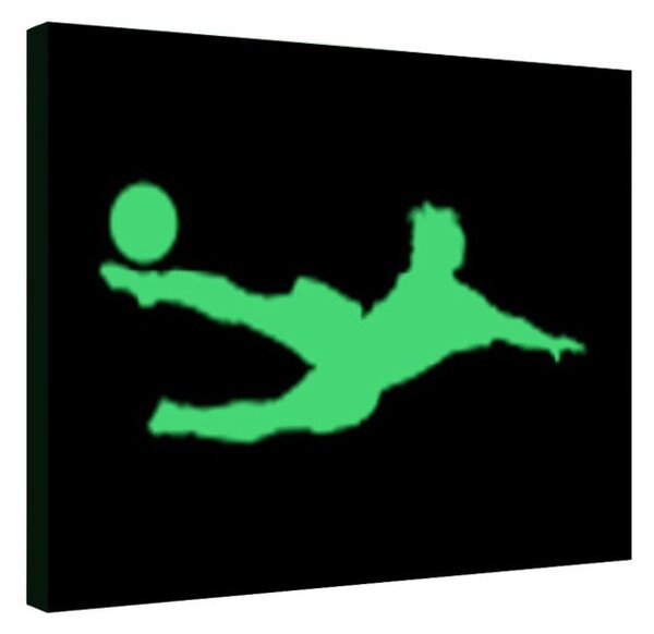 Tablou fosforescent Fotbalist