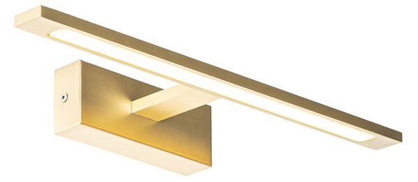 Aplică din alamă 41,5 cm cu LED inclus IP44 - Jerre