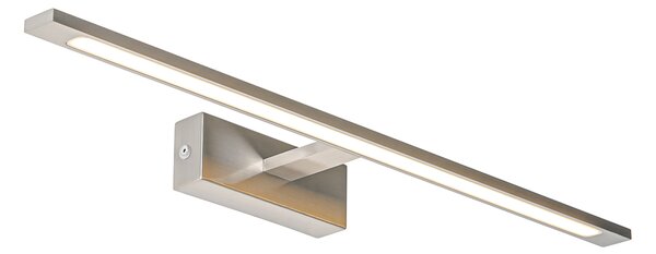 Wandlamp staal 62 cm incl. LED IP44 - Jerre