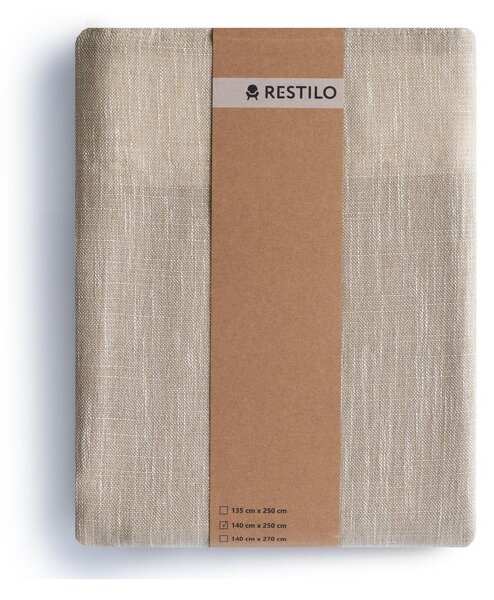Draperie bej 140x250 cm Valeta – Restilo