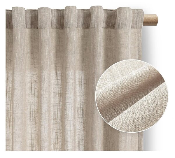 Draperie bej 140x250 cm Valeta – Restilo