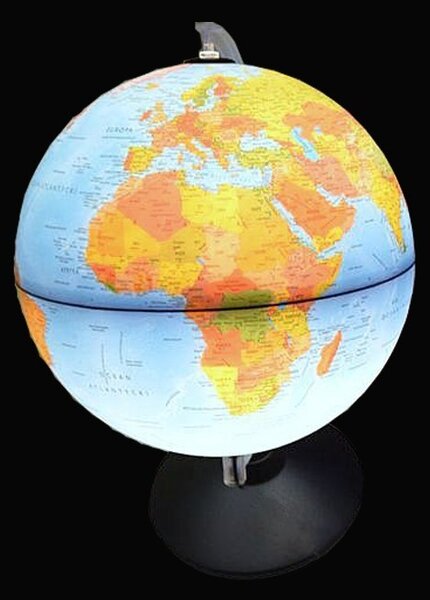 Glob geografic Elite iluminat 25 cm