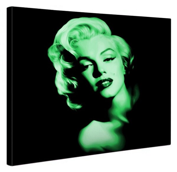 Tablou canvas fosforescent Marilyn Monroe, 60x40 cm