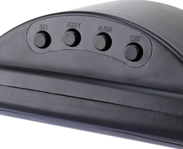 Ceas birou afisaj LED rosu, calendar, alarma, format AM/PM, Caixing