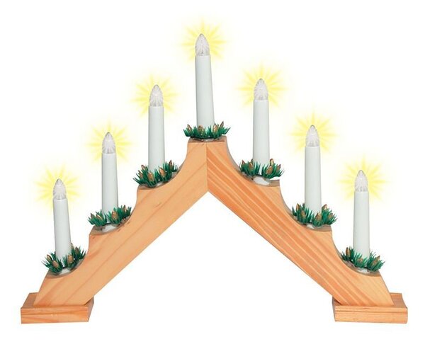 Lumanari decorative de Craciun, becuri tip flacara, Home