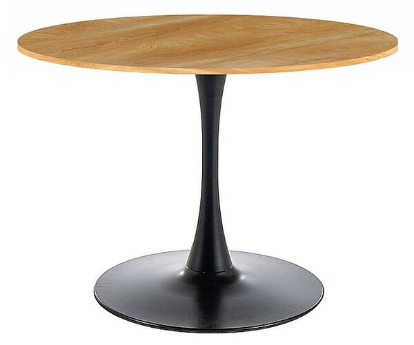 Masa de dining rotunda AMADEO II 90x90 cm, decor stejar