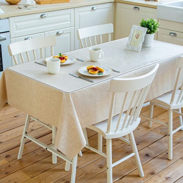 Protectie PVC fata de masa, mobilier, 1.5 mm grosime, 120x90 cm, transparenta clear