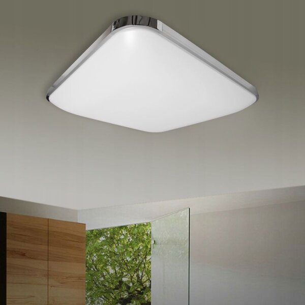 Aplica LED SMD 36W, telecomanda, culoare lumina ajustabila 3000K-6500K, 45x45 cm