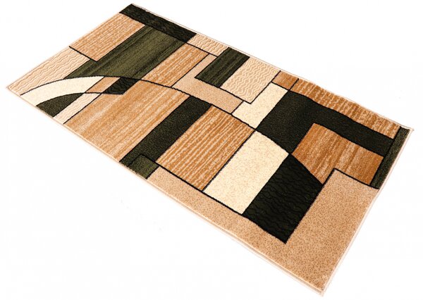 Covor Lotos 538-836, Marime 80 x 150 cm, Verde, Inaltime Fir 8 mm, Antialergic, Polipropilena, Living, Dormitor, Sufragerie, Birou 80 x 150