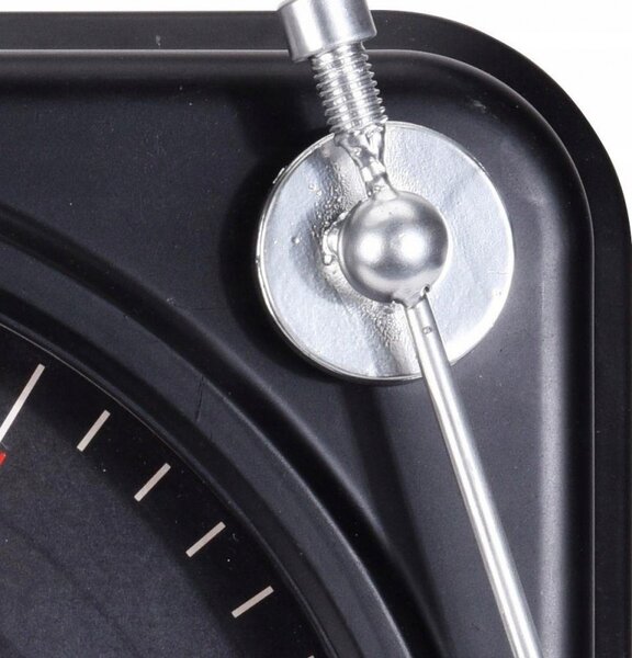 Ceas de perete Gramofon, analog, cifre si liniute, design retro, 35 cm