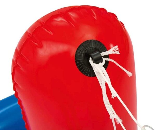 Set volei pentru piscina, fileu si minge gonflabile, 244x64 cm, material vinil