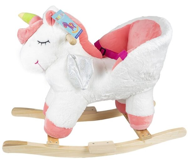 Balansoar Unicorn, 1-3 ani, melodii, centura de siguranta