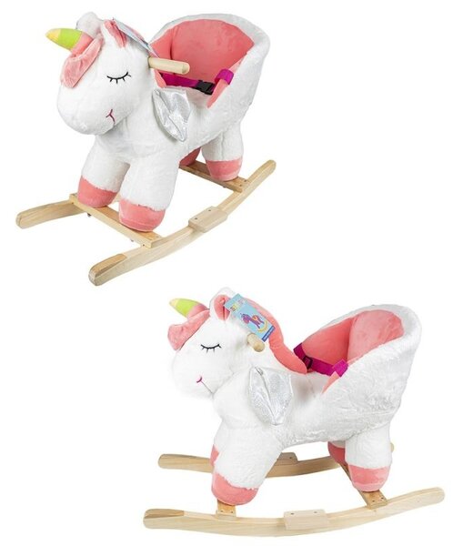 Balansoar Unicorn, 1-3 ani, melodii, centura de siguranta