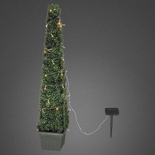 Instalatie decor 120 LED-uri, incarcare solara, lumina alb cald, 20 m