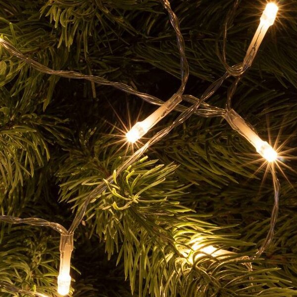 Ghirlanda luminoasa cu baterie, 50 LED-uri, temporizator, 8 program, lungime ghirlanda 4.9 m