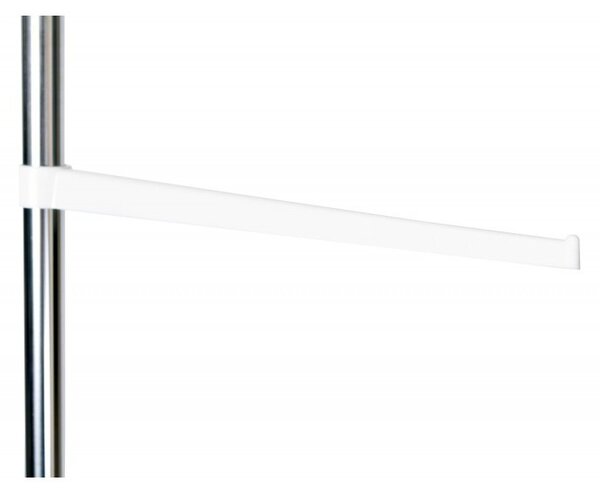 Raft pentru baie ajustabil 100-320 cm, 4 nivele, suport prosop, carlige