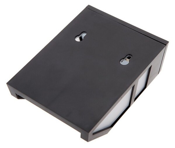 Aplica solara LED cu senzor de miscare, putere 0.55W, ABS negru