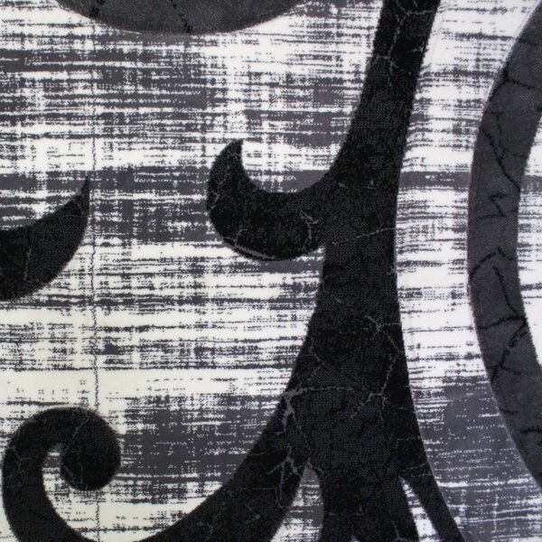Covor Modern Living , Dormitor Dreptunghiular Romantic 4719 Gri (Alege dimensiunea: 60X130 cm)