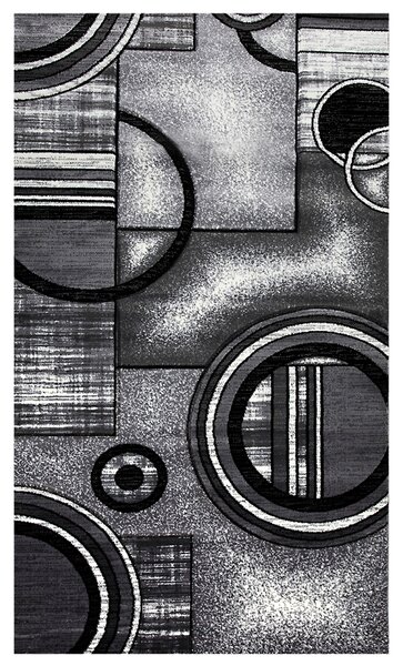 Covor Modern Living , Dormitor Dreptunghiular Romantic 4720 Gri (Alege dimensiunea: 60X130 cm)