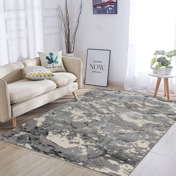 Covor Modern Living, Dormitor Dreptunghiular Milano 0595B Crem (Alege dimensiunea: 60X130 cm)