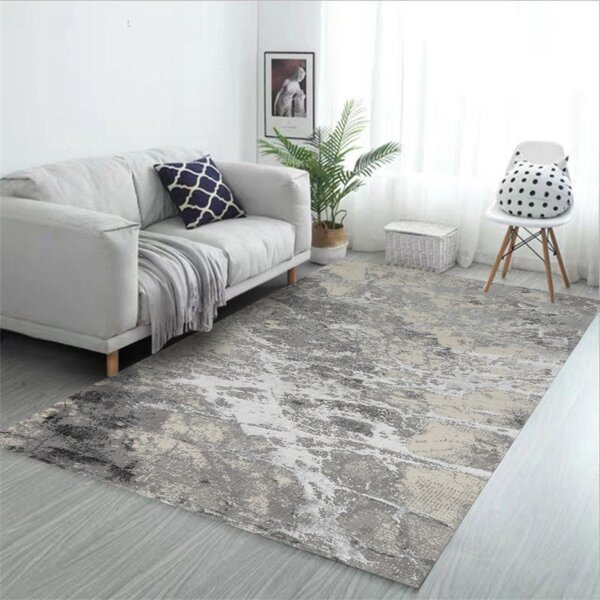 Covor Modern Living, Dormitor Dreptunghiular Milano 0596B Crem (Alege dimensiunea: 60 x 130)