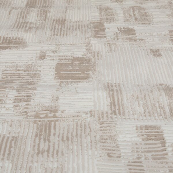 Covor Modern Living, Dormitor Dreptunghiular Porto 0572A Bej (Alege dimensiunea: 100 x 200)