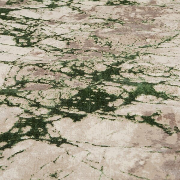 Covor Modern Living, Dormitor Dreptunghiular Milano 0596B Verde (Alege dimensiunea: 60X130 cm)