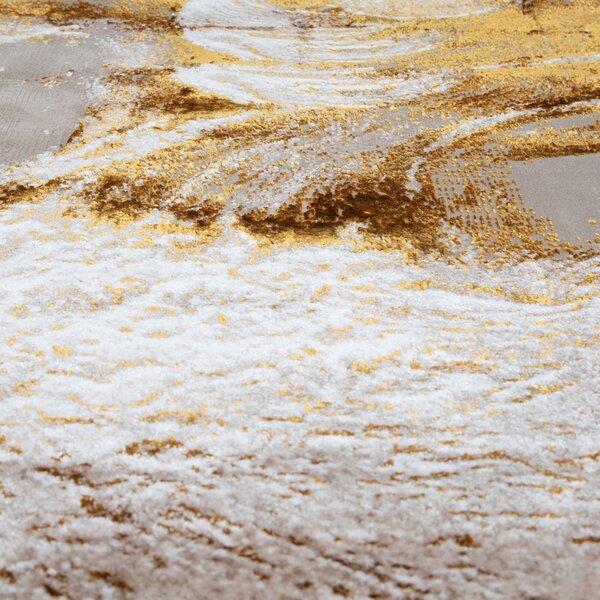 Covor Modern Living, Dormitor Dreptunghiular Cameleon 2323A Gold (Alege dimensiunea: 60X130 cm)
