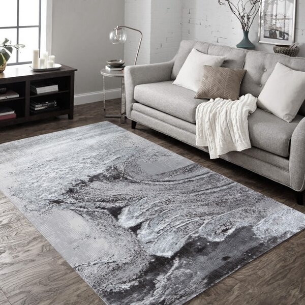 Covor Modern Living, Dormitor Dreptunghiular Cameleon 2323A Gri (Alege dimensiunea: 60 x 130)
