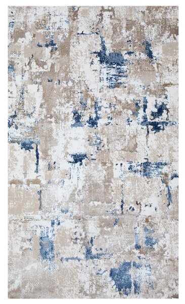 Covor Modern Living, Dormitor Dreptunghiular Hera Lux TZ16AHBY Albastru (Alege dimensiunea: 60 x 130)