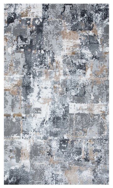 Covor Modern Living, Dormitor Dreptunghiular Hera Lux TZ16BHBY Gri (Alege dimensiunea: 60 x 130)