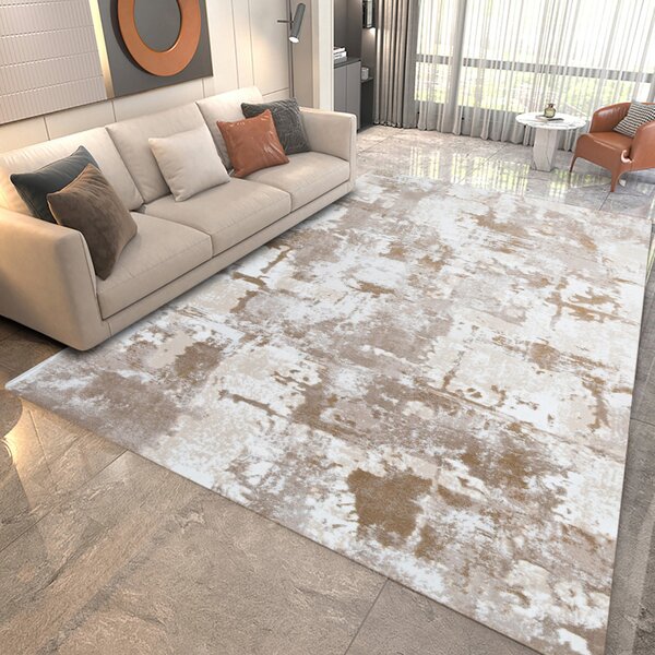 Covor Modern Living, Dormitor Dreptunghiular Hera Lux TZ15BHBY Crem (Alege dimensiunea: 60X130 cm)