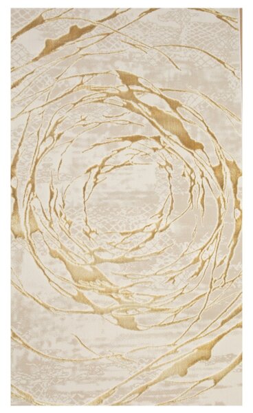 Covor Modern Living , Dormitor Dreptunghiular Elif F353A Crem Gold (Alege dimensiunea: 60 x 130)