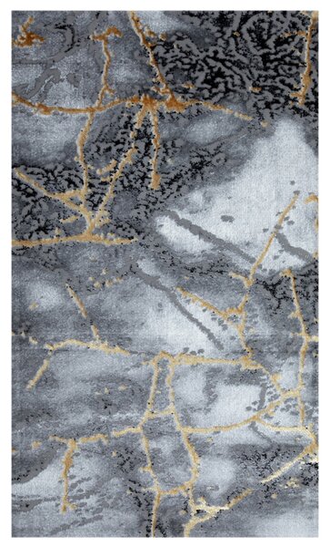 Covor Modern Living , Dormitor Dreptunghiular Marmara D636R Gri Gold (Alege dimensiunea: 100X200 cm)