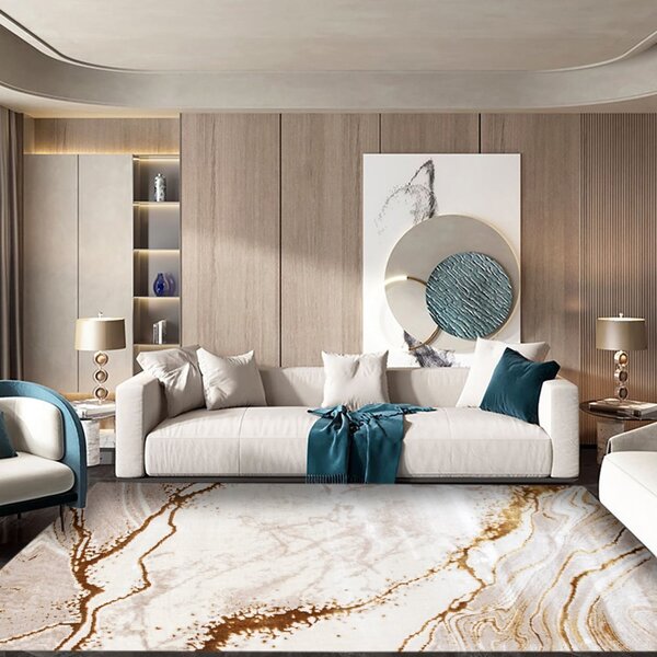 Covor Modern Living , Dormitor Dreptunghiular Marble 0856A (Alege dimensiunea: 60 x 130)
