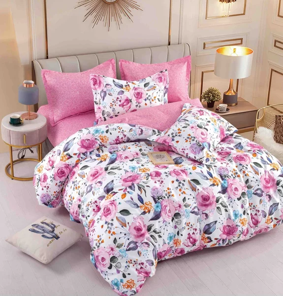 Lenjerie pat dublu, 6 Piese, Finet Premium