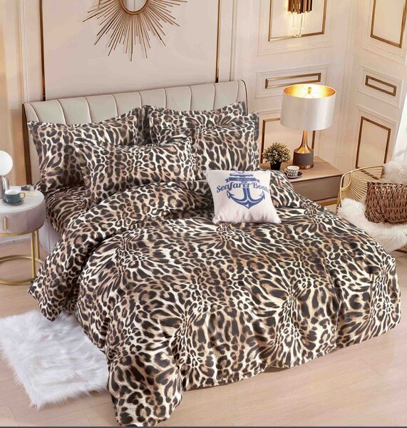 Lenjerie pat dublu, 6 Piese, Finet Premium