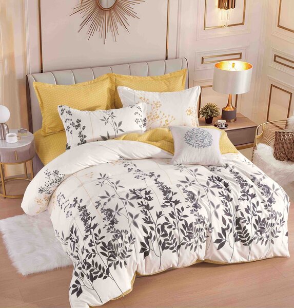 Lenjerie pat dublu, 6 Piese, Finet Premium