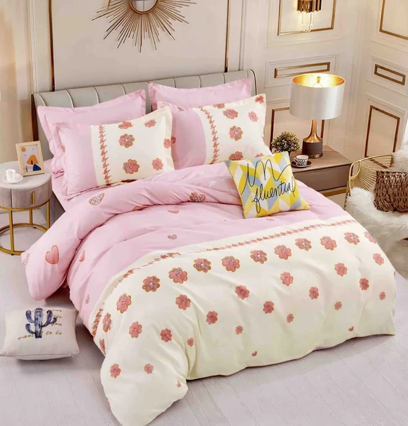 Lenjerie pat dublu, 6 Piese, Finet Premium