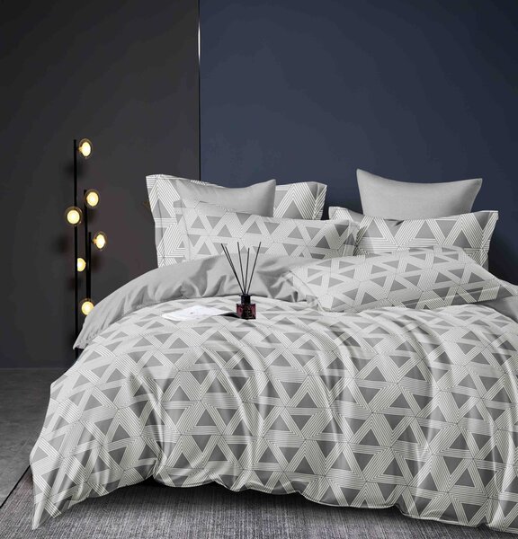 Lenjerie pat dublu, 6 Piese, Finet Premium