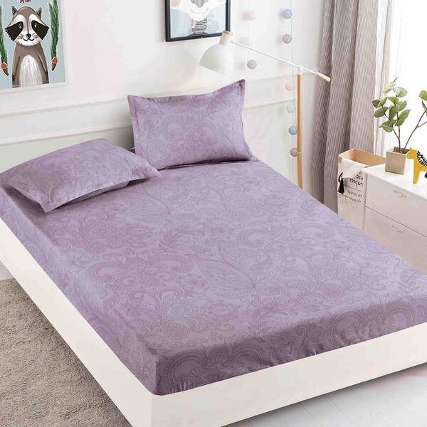 Huse de pat, 3 Piese, Finet cu elastic 90x200