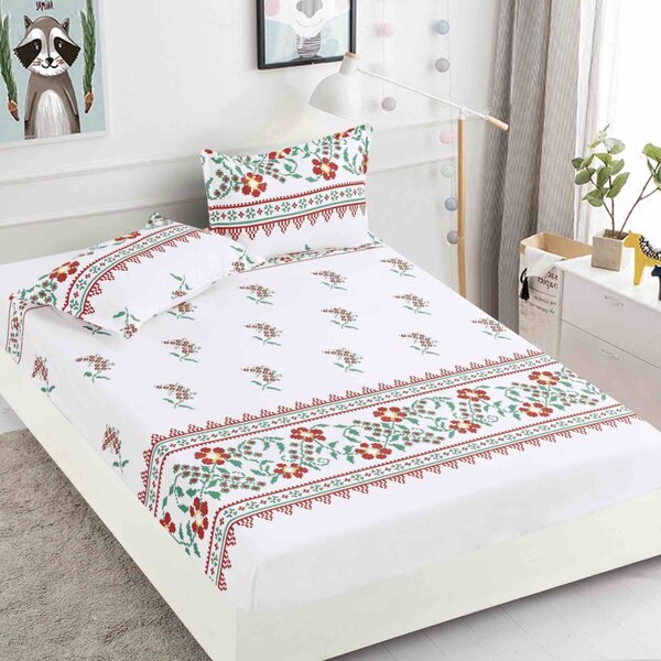 Huse de pat, 3 Piese, Finet cu elastic 180x200