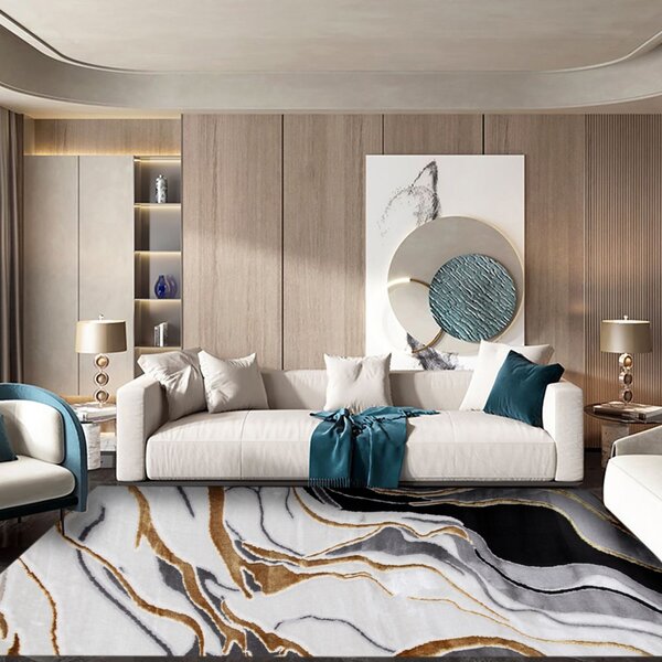Covor Modern Living , Dormitor Dreptunghiular Marble 0916A (Alege dimensiunea: 60 x 130)