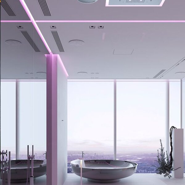 Furtun Luminos Led Neon Flex LUXON 6x12mm lumina Roz