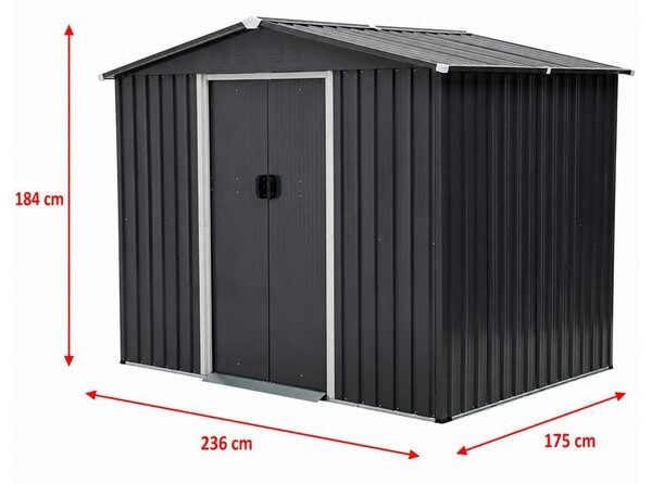 Căsuță de grădină pentru unelte AVENBERG 2,36 × 1,75 m