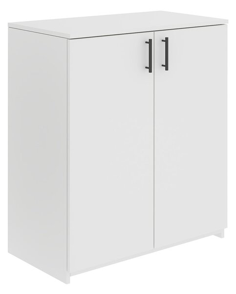 Comoda haaus Creta, 2 Usi, Alb, 80 x 42 x 90 cm