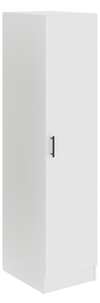 Dulap haaus Remi, O Usa, cu polite, Alb, 40 x 51 x 170 cm